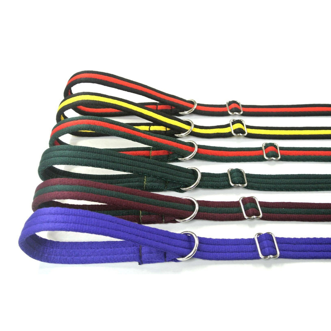 Dog Slip Leads Training Obedience Walking Leash 72"/6ft Long 20mm 25mm Air Webbing 24 Colours