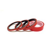 Load image into Gallery viewer, Double Sided Super Sticky Tape Clear Tape Red Lining 5 Metre Roll Strong 6mm - 25mm Width