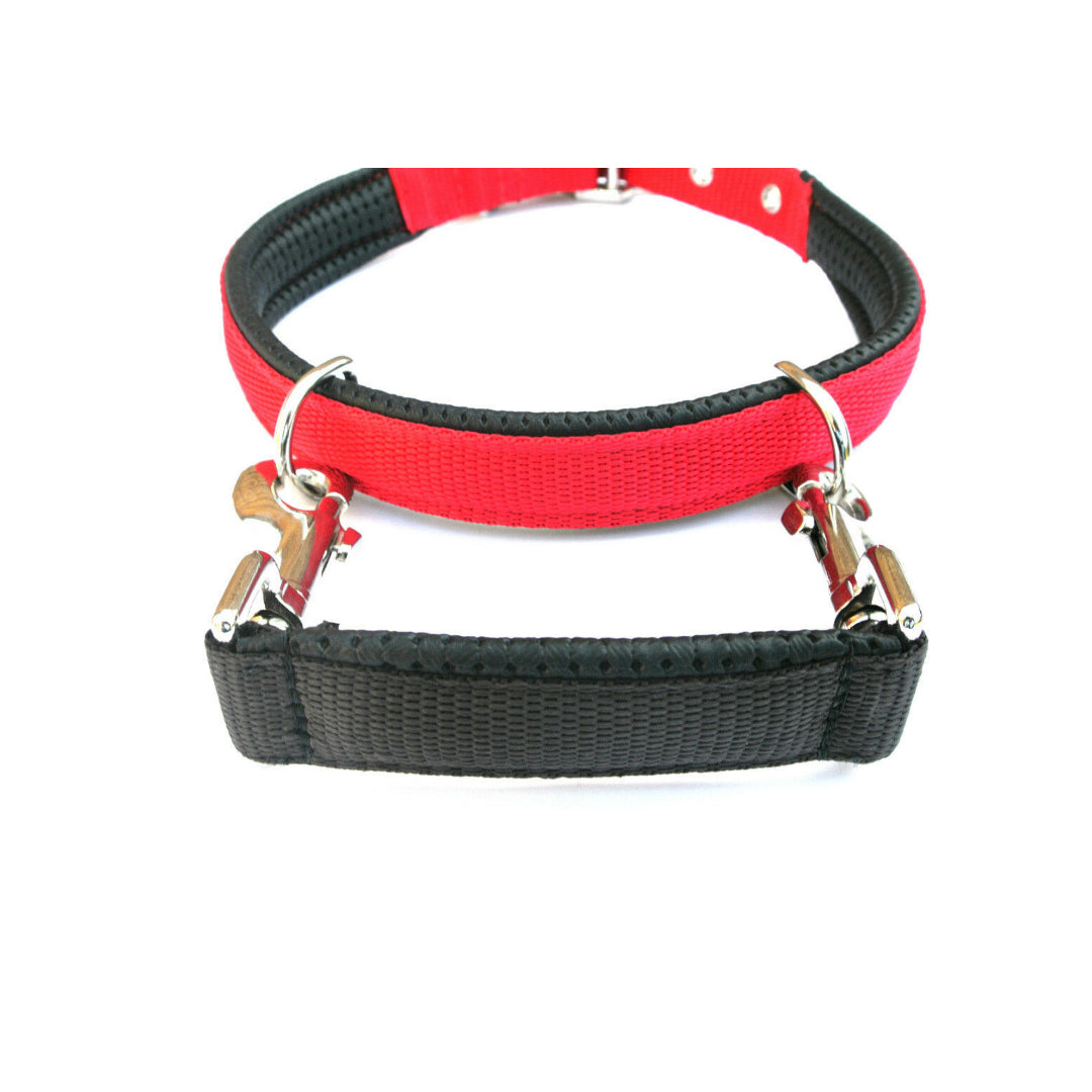 Padded Grab Handle Restraint For Dog Collars 9 Inch In 25mm Webbing In 19 Colours