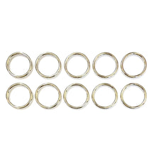 Load image into Gallery viewer, 38mm Welded O-Rings Nickel Plated 5mm Thick For Webbing Bags Straps Handles Dog Leads x2 - x100