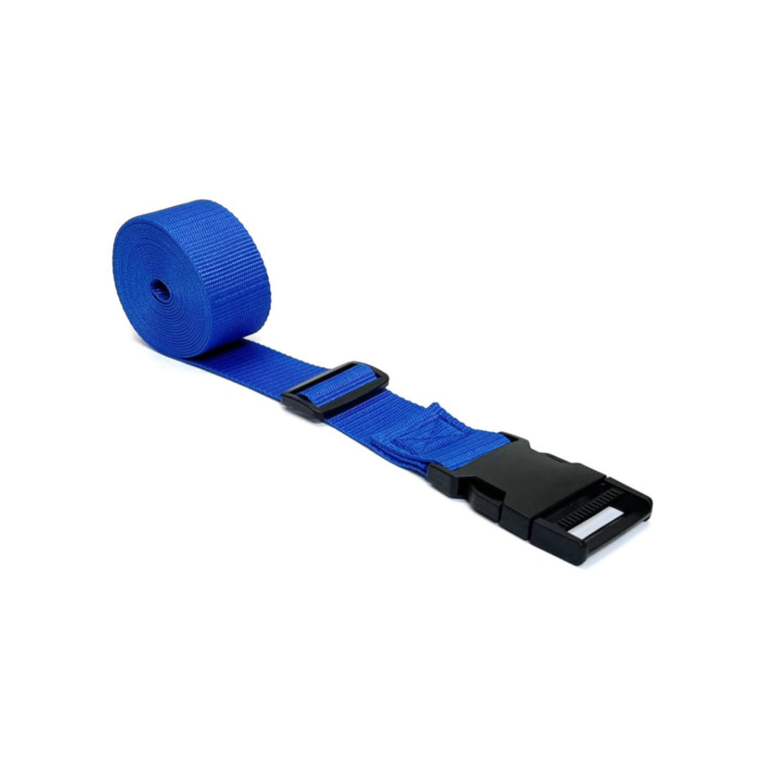 50mm Side Release Buckle Strap Tie Down 50mm Webbing 4 Colours Luggage Storage 1m - 5m