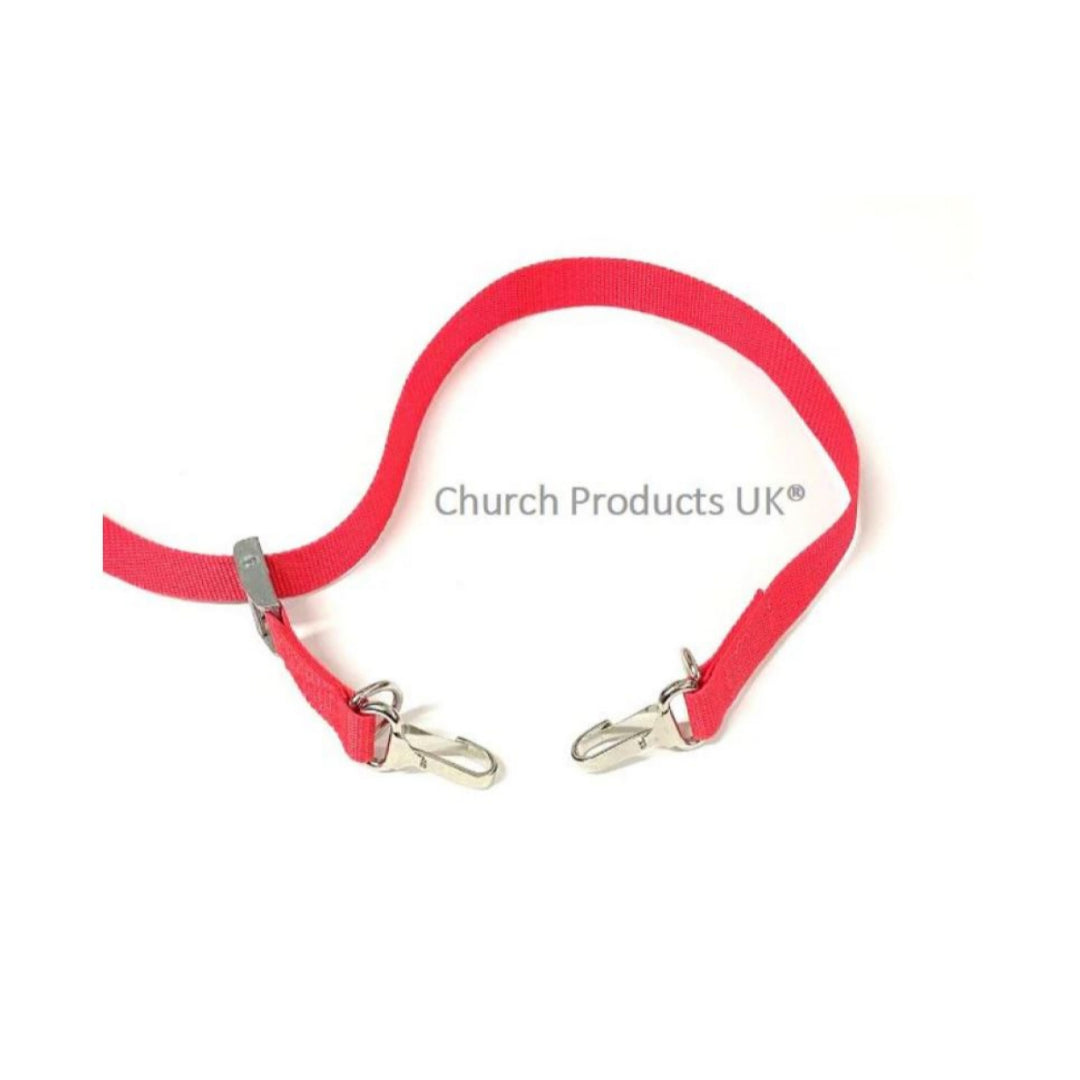 Metal Cam Buckle Straps Tie Down With Clip And D-ring Each End 25mm Webbing In 7 Colours