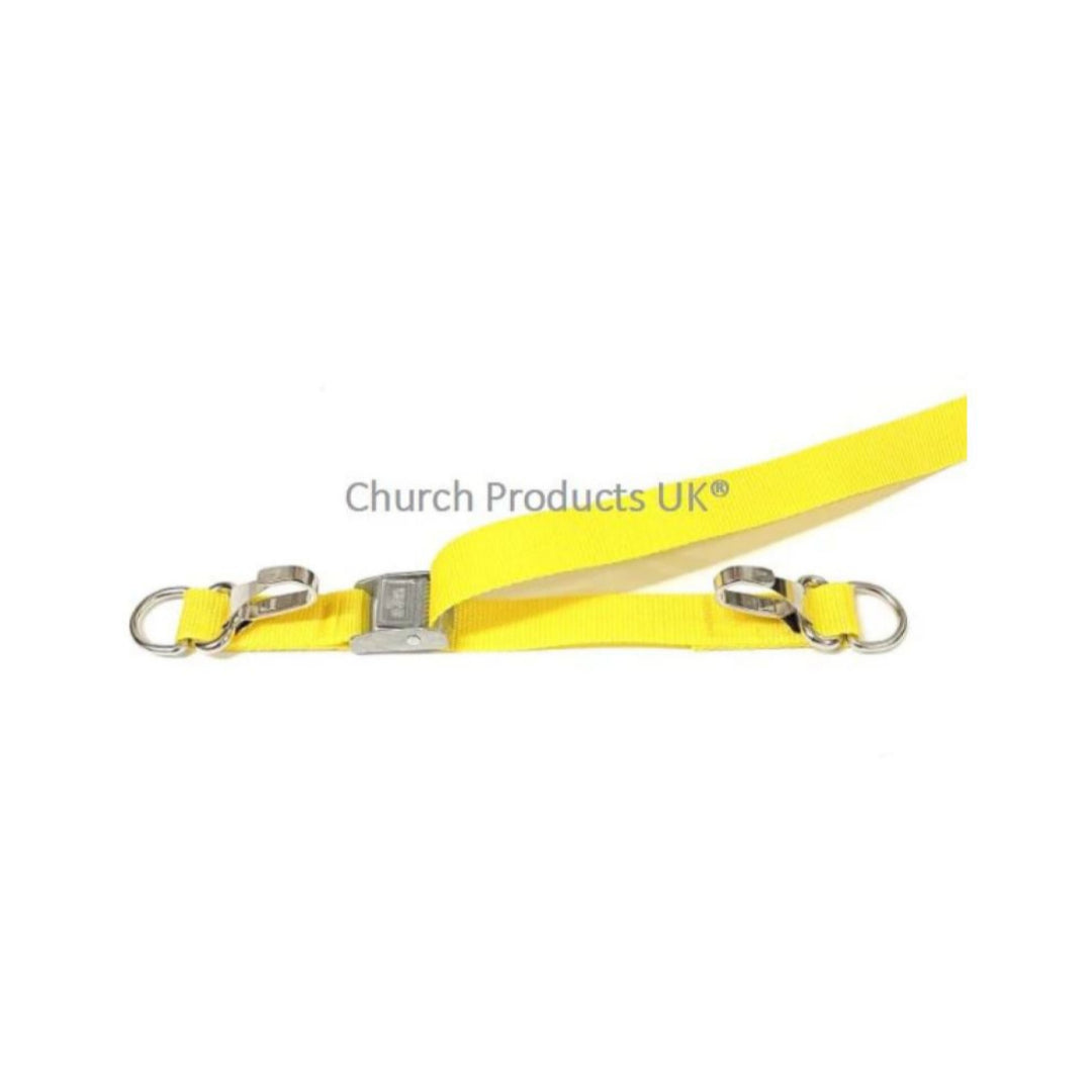 Metal Cam Buckle Straps Tie Down With Clip And D-ring Each End 25mm Webbing In 7 Colours