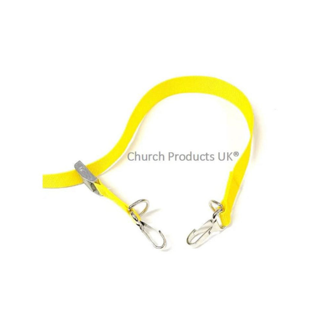 Metal Cam Buckle Straps Tie Down With Clip And D-ring Each End 25mm Webbing In 7 Colours