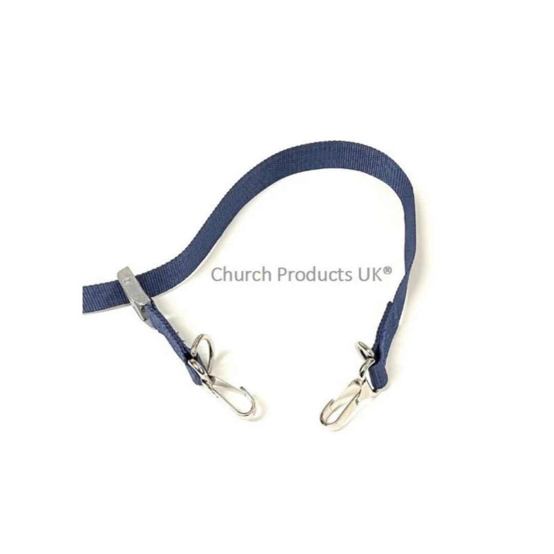 Metal Cam Buckle Straps Tie Down With Clip And D-ring Each End 25mm Webbing In 7 Colours