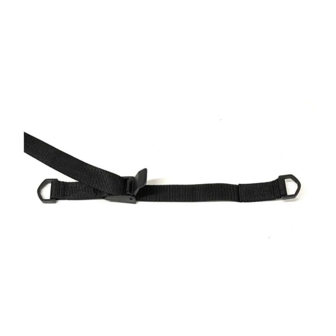 Plastic Cam Buckle Strap With D-ring Each End Tie Down 25mm Webbing 1m - 3.5m
