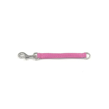 Short Grab Handle Dog Lead 7" Long Identity Tab Dog Agility 13mm Webbing
