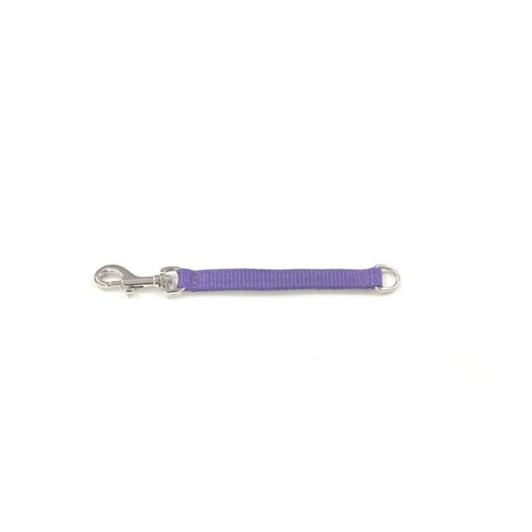 Short Grab Handle Dog Lead 7" Long Identity Tab Dog Agility 13mm Webbing