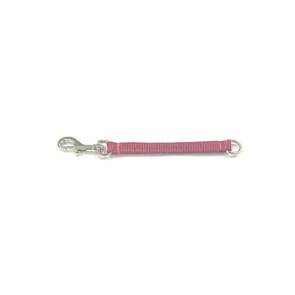 Short Grab Handle Dog Lead 7" Long Identity Tab Dog Agility 13mm Webbing