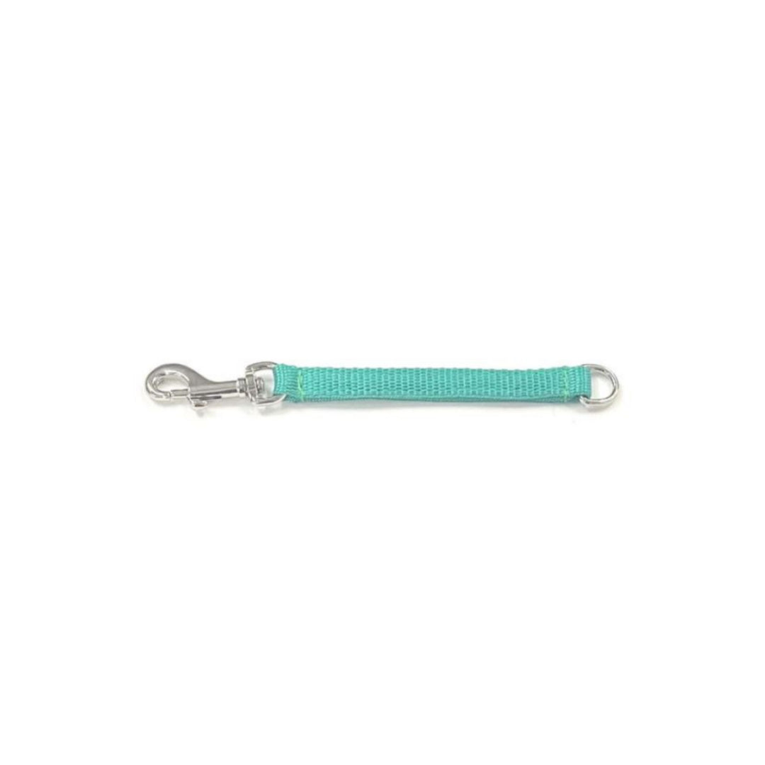 Short Grab Handle Dog Lead 7" Long Identity Tab Dog Agility 13mm Webbing