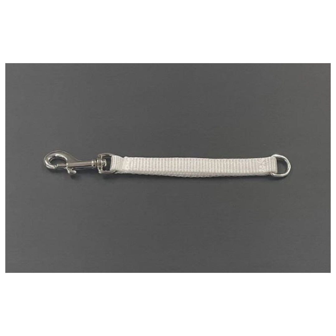 Short Grab Handle Dog Lead 7" Long Identity Tab Dog Agility 13mm Webbing