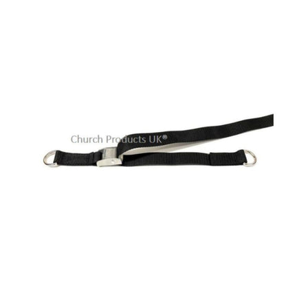 Metal Cam Buckle Strap With D-ring Sewn-in Each End Tie Down 25mm Webbing 1m - 3.5m