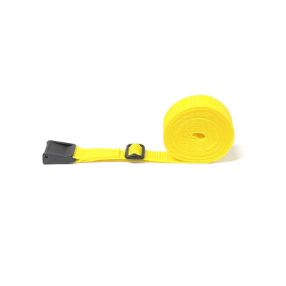 Tie Down Straps Plastic Flap Cam Buckle 25mm Webbing 1m - 3.5m Long Bags Luggage In 7 Colours