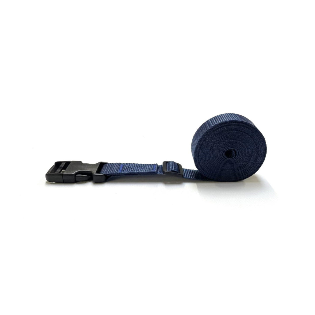 Tie Down Straps Plastic Side Release Buckle 25mm Webbing 1m - 5m Long Luggage In 7 Colours