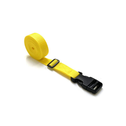 Tie Down Straps Plastic Side Release Buckle 25mm Webbing 1m - 5m Long Luggage In 7 Colours
