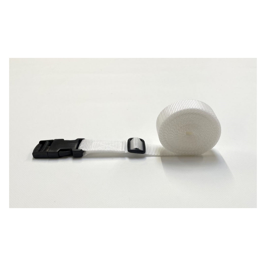 Tie Down Straps Plastic Side Release Buckle 25mm Webbing 1m - 5m Long Luggage In 7 Colours