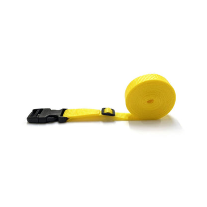 Tie Down Straps Plastic Side Release Buckle 25mm Webbing 1m - 5m Long Luggage In 7 Colours
