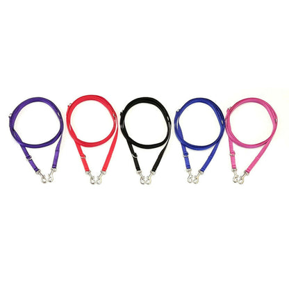 Double Ended Small Dog Training Lead Puppy Leash Multi-Functional 13mm Webbing