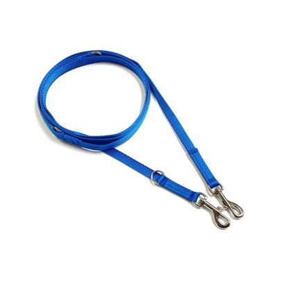 Double Ended Small Dog Training Lead Puppy Leash Multi-Functional 13mm Webbing