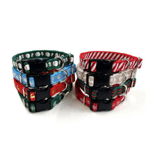 Load image into Gallery viewer, Christmas Dog Collars Adjustable 20mm Wide In Various Designs Small Medium Large