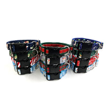 Load image into Gallery viewer, Christmas Dog Collars Adjustable 20mm Wide In Various Designs Small Medium Large