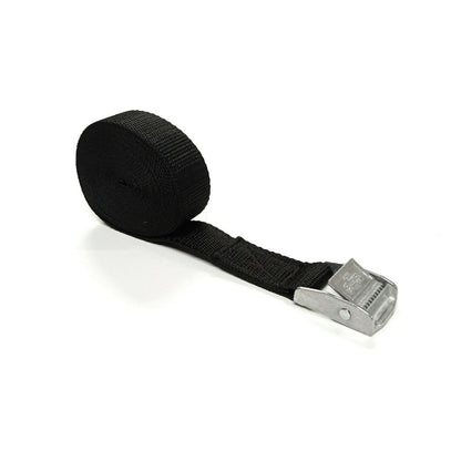 Metal Cam Buckle Tie Down Straps 25mm Webbing 1m - 5m Securing Luggage Trailer UK Made