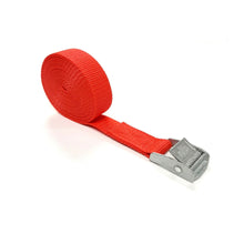 Load image into Gallery viewer, Metal Cam Buckle Tie Down Straps 25mm Webbing 1m - 5m Securing Luggage Trailer UK Made