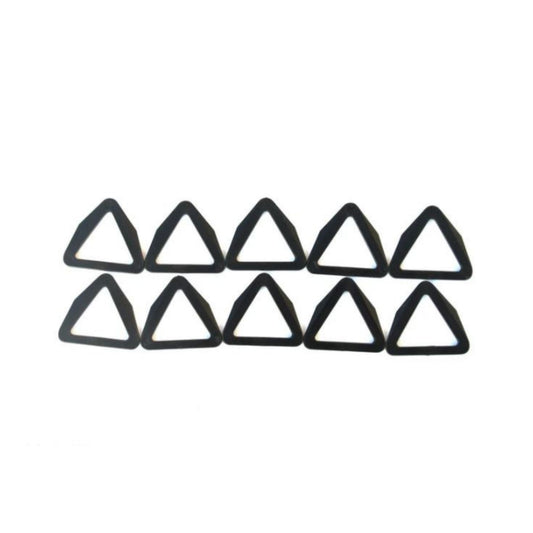 25mm 40mm 50mm Black Plastic Triangles For Webbing's Straps x5 x10 x25 x50 x100