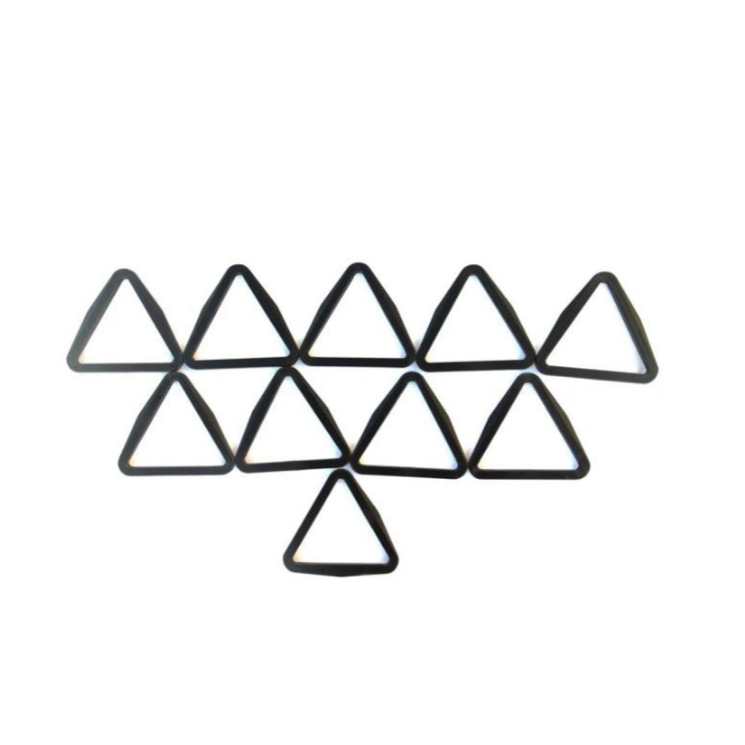 25mm 40mm 50mm Black Plastic Triangles For Webbing's Straps x5 x10 x25 x50 x100