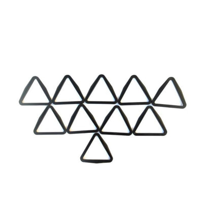 25mm 40mm 50mm Black Plastic Triangles For Webbing's Straps x5 x10 x25 x50 x100