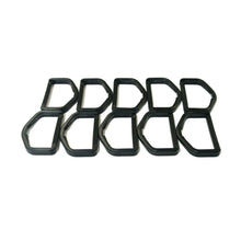 Load image into Gallery viewer, Black Plastic D-Rings For Webbing Straps Crafts 25mm 40mm 50mm