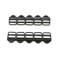 Load image into Gallery viewer, Plastic Ladderlock Buckles 25mm For Webbing Straps Bags