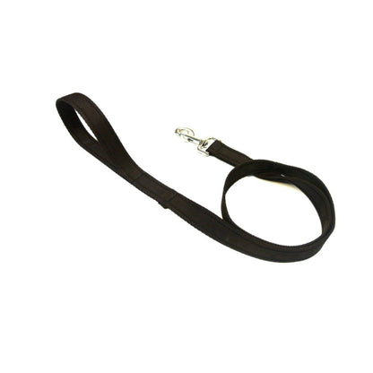 76" Short Dog Walking Lead Leash 20mm 25mm Wide Cushion Webbing In 18 Colours