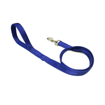 76" Short Dog Walking Lead Leash 20mm 25mm Wide Cushion Webbing In 18 Colours