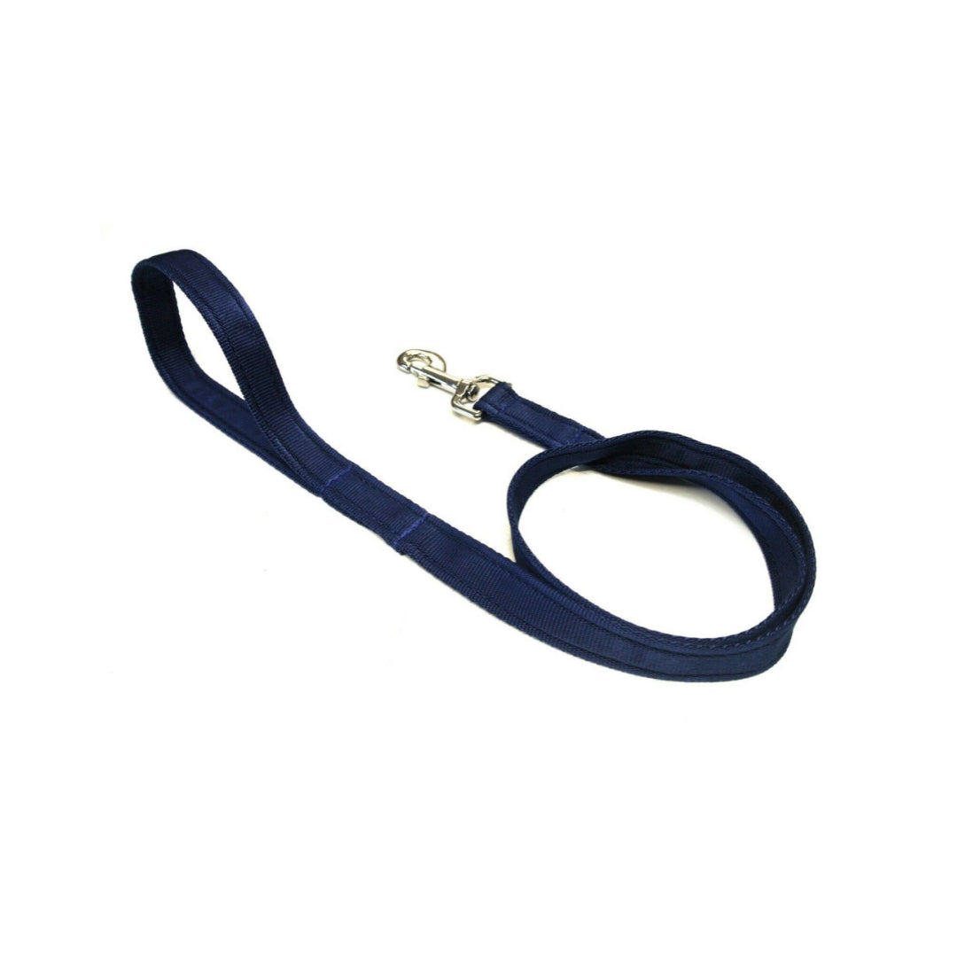 76" Short Dog Walking Lead Leash 20mm 25mm Wide Cushion Webbing In 18 Colours