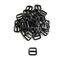 Load image into Gallery viewer, 16mm 20mm 25mm Wide Nylon Triglide 3 bar Slides For Bags Handles Leads Straps