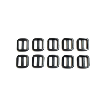 16mm 20mm 25mm Wide Nylon Triglide 3 bar Slides For Bags Handles Leads Straps