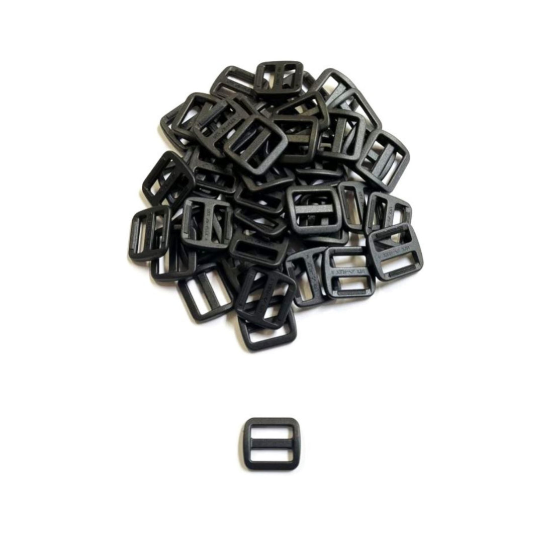 16mm 20mm 25mm Wide Nylon Triglide 3 bar Slides For Bags Handles Leads Straps