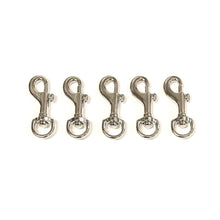 Load image into Gallery viewer, 13mm Trigger Clips Hooks Die cast Nickel Plated For Dog Leads Webbing&#39;s Bags Straps