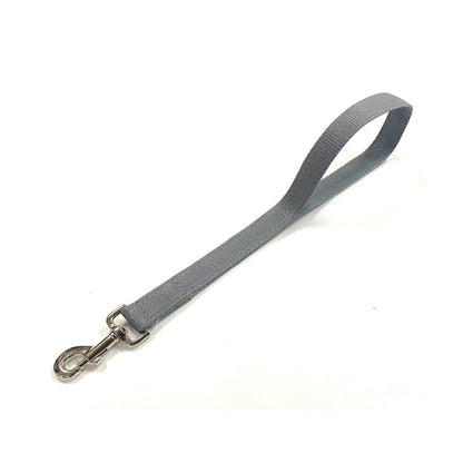 18" Short Close/Traffic Control Dog Training Lead Leash Grab Handle 25mm Webbing