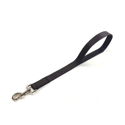 18" Short Close/Traffic Control Dog Training Lead Leash Grab Handle 25mm Webbing