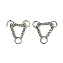Load image into Gallery viewer, Half Check Chains For Dog Collars In Solid Brass or Chrome Plated In Various Sizes