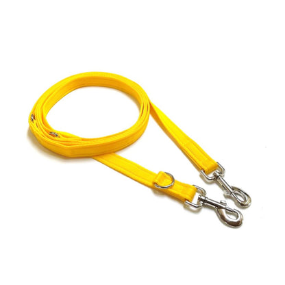 Police Style Dog Training Leads Double Ended Obedience Leash Multi-Functional 20mm Cushion Webbing