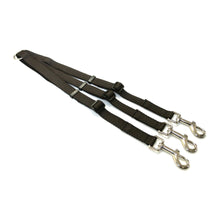 Load image into Gallery viewer, 20mm Adjustable 3 Way Coupler Splitter Dog Leads Leash Strong Durable Webbing In 18 Various Colours