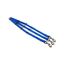 Load image into Gallery viewer, 20mm Adjustable 3 Way Coupler Splitter Dog Leads Leash Strong Durable Webbing In 18 Various Colours