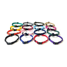 Load image into Gallery viewer, Puppy Dog Collars 13mm Webbing Strong Durable Adjustable In 19 Colours Sizes X Small And Small