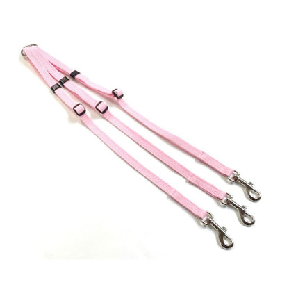 13mm Adjustable Triple 3 Way Splitter Dog Lead Training Leash Strong Durable