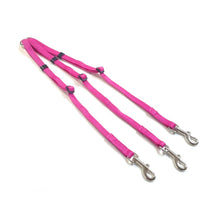 Load image into Gallery viewer, 13mm Adjustable Triple 3 Way Splitter Dog Lead Training Leash Strong Durable