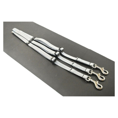 13mm Adjustable Triple 3 Way Splitter Dog Lead Training Leash Strong Durable