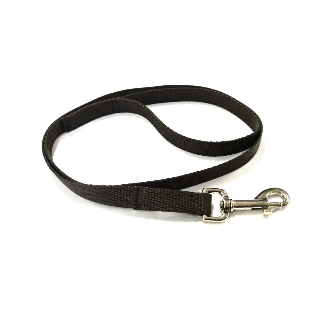 45" Long Puppy Dog Walking Lead Leash 20mm Wide Strong Durable Webbing In 19 Colours
